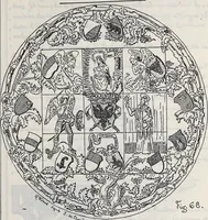 An illustration from Archives héraldiques suisses. Schweizer archiv für heraldik (1887)