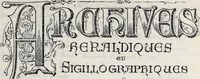 An illustration from Archives héraldiques suisses. Schweizer archiv für heraldik (1887)