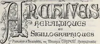 An illustration from Archives héraldiques suisses. Schweizer archiv für heraldik (1887)