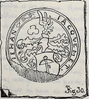 An illustration from Archives héraldiques suisses. Schweizer archiv für heraldik (1887)