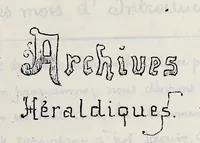 Picture 2 of 70 from Archives héraldiques suisses. Schweizer archiv für heraldik (1887), leaf 8