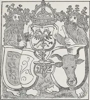An illustration from Archives héraldiques suisses. Schweizer archiv für heraldik (1890)