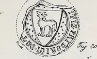 An illustration from Archives héraldiques suisses. Schweizer archiv für heraldik (1890)