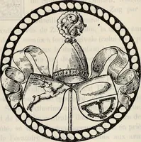 An illustration from Archives héraldiques suisses. Schweizer archiv für heraldik (1887)