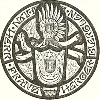 An illustration from Archives héraldiques suisses. Schweizer archiv für heraldik (1887)