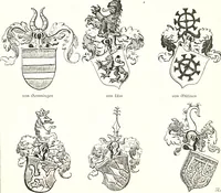 An illustration from Archives héraldiques suisses. Schweizer archiv für heraldik (1887)