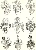 An illustration from Archives héraldiques suisses. Schweizer archiv für heraldik (1887)