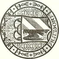 An illustration from Archives héraldiques suisses. Schweizer archiv für heraldik (1887)