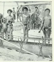 An illustration from Argonauts of the western Pacific; an account of native enterprise and adventure in the Archipelagoes of Melanesian New Guinea. With a pref. by Sir James George Frazer (1922)