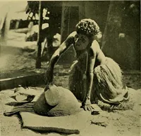 An illustration from Argonauts of the western Pacific; an account of native enterprise and adventure in the archipelagoes of Melanesian New Guinea (1922)