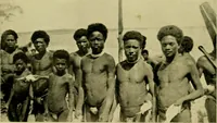 An illustration from Argonauts of the western Pacific; an account of native enterprise and adventure in the archipelagoes of Melanesian New Guinea (1922)
