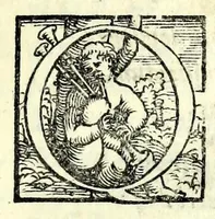 An illustration from Aristophanis comicorum prinicipis Comoediae vndecim, è graeco in latinum, ad verbu[m], translatae (1542)