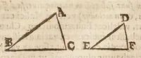 An illustration from Aristotelis loca mathematica ex vniuersis ipsius operibus collecta, & explicata : Aristotelicae videlicet expositionis complementum hactenus desideratum : accessere De natura mathematicarum scientarium tractatio : atq; Clarorum mathematicorum chronologia (1615)
