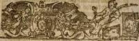 An illustration from Aristotelous technēs rētorikēs, biblia tria = Aristotelis de rhetorica seu arte dicendi libri tres, græcolat. : contextu græco, ad exemplaria selectiora emendato : latino, paraphrasi, vbi opus, intertexto : vtroque, etiam in particulas distincto : margini interiori, adscriptis locis authoris, exipso citatis, vel en parallēlo similibus : exteriori, adposita analytica methodo, cuius tabulæ synopticæ, in sua loca distributæ (1619)