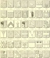 An illustration from Armoiries des familles contenues dans l'Armorial général de J.B. Rieststap [sic] (1903)