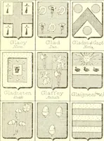 An illustration from Armoiries des familles contenues dans l'Armorial général de J.B. Rieststap [sic] (1903)