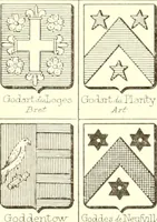An illustration from Armoiries des familles contenues dans l'Armorial général de J.B. Rieststap [sic] (1903)