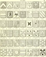 An illustration from Armoiries des familles contenues dans l'Armorial général de J.B. Rieststap [sic] (1903)