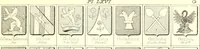 An illustration from Armoiries des familles contenues dans l'Armorial général de J.B. Rieststap [sic] (1903)