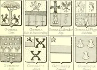 An illustration from Armoiries des familles contenues dans l'Armorial général de J.B. Rieststap [sic] (1903)
