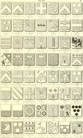 An illustration from Armoiries des familles contenues dans l'Armorial général de J.B. Rieststap [sic] (1903)