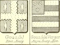 An illustration from Armoiries des familles contenues dans l'Armorial général de J.B. Rieststap [sic] (1903)