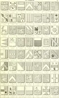 Picture 101 of 396 from Armoiries des familles contenues dans l'Armorial général de J.B. Rieststap [sic] (1903), leaf 186