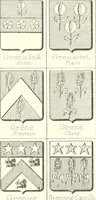 An illustration from Armoiries des familles contenues dans l'Armorial général de J.B. Rieststap [sic] (1903)