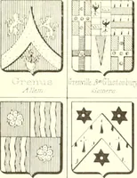 An illustration from Armoiries des familles contenues dans l'Armorial général de J.B. Rieststap [sic] (1903)
