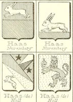 An illustration from Armoiries des familles contenues dans l'Armorial général de J.B. Rieststap [sic] (1903)