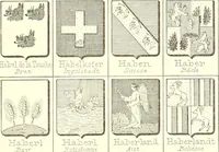 Picture 144 of 396 from Armoiries des familles contenues dans l'Armorial général de J.B. Rieststap [sic] (1903), leaf 266