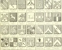 An illustration from Armoiries des familles contenues dans l'Armorial général de J.B. Rieststap [sic] (1903)