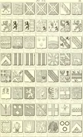 An illustration from Armoiries des familles contenues dans l'Armorial général de J.B. Rieststap [sic] (1903)