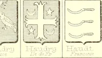 An illustration from Armoiries des familles contenues dans l'Armorial général de J.B. Rieststap [sic] (1903)