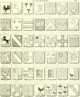 An illustration from Armoiries des familles contenues dans l'Armorial général de J.B. Rieststap [sic] (1903)