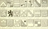 An illustration from Armoiries des familles contenues dans l'Armorial général de J.B. Rieststap [sic] (1903)