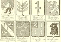 Picture 256 of 396 from Armoiries des familles contenues dans l'Armorial général de J.B. Rieststap [sic] (1903), leaf 486