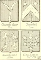 An illustration from Armoiries des familles contenues dans l'Armorial général de J.B. Rieststap [sic] (1903)