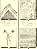 An illustration from Armoiries des familles contenues dans l'Armorial général de J.B. Rieststap [sic] (1903)