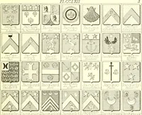 An illustration from Armoiries des familles contenues dans l'Armorial général de J.B. Rieststap [sic] (1903)
