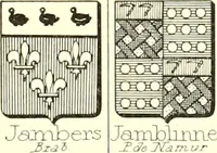 Picture 288 of 396 from Armoiries des familles contenues dans l'Armorial général de J.B. Rieststap [sic] (1903), leaf 542