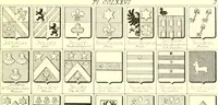 An illustration from Armoiries des familles contenues dans l'Armorial général de J.B. Rieststap [sic] (1903)