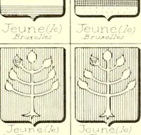 An illustration from Armoiries des familles contenues dans l'Armorial général de J.B. Rieststap [sic] (1903)