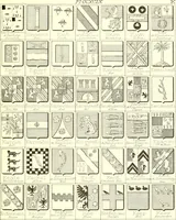 An illustration from Armoiries des familles contenues dans l'Armorial général de J.B. Rieststap [sic] (1903)