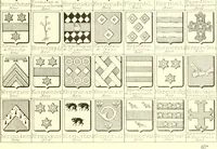 An illustration from Armoiries des familles contenues dans l'Armorial général de J.B. Rieststap [sic] (1903)