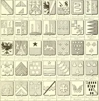 An illustration from Armoiries des familles contenues dans l'Armorial général de J.B. Rieststap [sic] (1903)