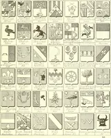 An illustration from Armoiries des familles contenues dans l'Armorial général de J.B. Rieststap [sic] (1903)