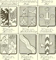An illustration from Armoiries des familles contenues dans l'Armorial général de J.B. Rieststap [sic] (1903)