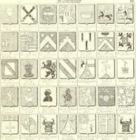 An illustration from Armoiries des familles contenues dans l'Armorial général de J.B. Rieststap [sic] (1903)