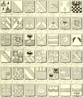 An illustration from Armoiries des familles contenues dans l'Armorial général de J.B. Rieststap [sic] (1903)